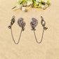 "Velora"Silver Look Alike Oxidized Earcuff