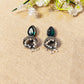 "Misty"Silver Look Alike Oxidized Earrings