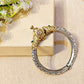 "Cevia"Silver Look Alike Dual Tone Kada