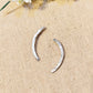 "Zoyal"Silver Look Alike Oxidized Earcuff