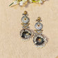 "Ilara"Silver Look Alike Dual Tone Earring