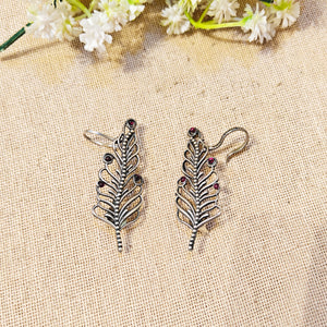 "Rumi"Silver Look Alike Oxidized Earcuff