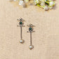 "Zara"Silver Look Alike Oxidized Earrings