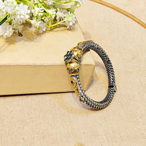 "Vanit" Silver Look Alike Dual Tone Kada