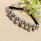 "Fool" Silver Look Alike Oxidized Choker