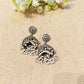 "Aavi"Silver Look Alike Oxidized Earrings