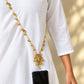 "Avenza"Silver Look Alike Gold  Mobilechain