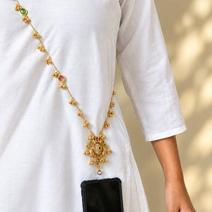 "Avenza"Silver Look Alike Gold  Mobilechain