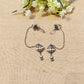 "Veda"Silver Look Alike Oxidized Earcuff