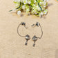 "Veda"Silver Look Alike Oxidized Earcuff