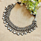 "Wina" Silver Look Alike Oxidized Choker