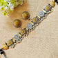 "Ura"Silver Look Alike Dual tone Choker