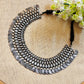 "Ojal" Silver Look Alike Oxidized Choker