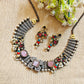 "Navya" Silver Look Alike Dual Tone Choker