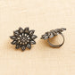 "Jivika"Silver Look Alike Oxidized Ring