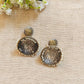 "Mahi"Silver Look Alike Dual Tone Earrings
