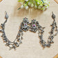 "Ziva" Silver Look Alike Oxidized Earrings