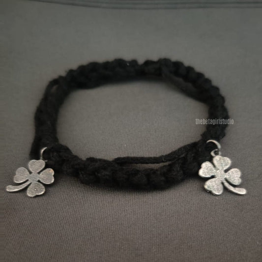 Flower Silver Look Alike Oxidised Nazariyu