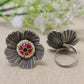 Kundan Floral ring