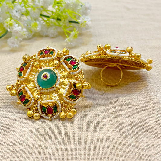 "Alkano" Silver Look Alike Ring