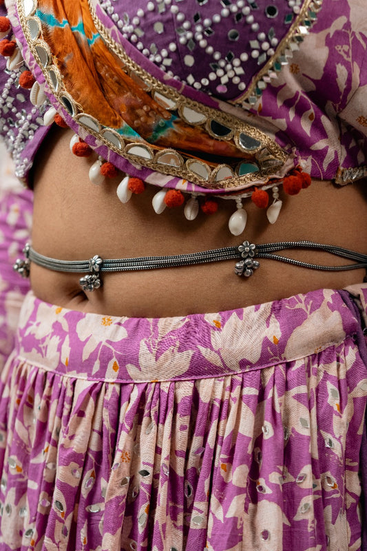 "Shrihar" Silver Look Alike Waistbelt
