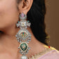 "Annarkali" Silver Plated Earrings