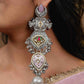 "Annarkali" Silver Plated Earrings