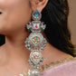 "Annarkali" Silver Plated Earrings