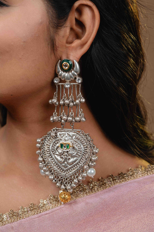"Lichi" Silver Plated Earring