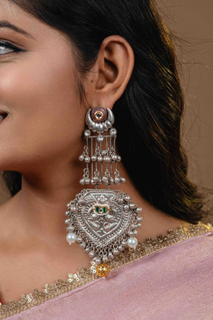 "Lichi" Silver Plated Earring