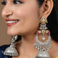 Oxidised Long Jhumka statment earring