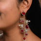 "Peazaz" Silver Look Alike Oxidized Earrings