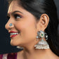 "Manjari" Silver Look Alike Jhumki Earrings