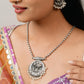 "Heist" Silver Look Alike Necklace