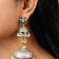 "Rakrit" Silver Look Alike Dual Tone Earrings