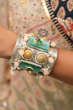 "Krantika"Silver Plated Handcuffs