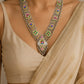"Padmavati" Silver Look Alike Kundan Necklace
