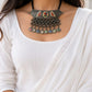 "Rusty" Silver Look Alike Kundan Oxidized Choker