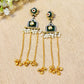 "Evara" Look Alike Dual Tone Stone Earring
