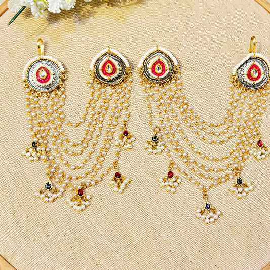 "Aarohi" Look Alike Dual Tone Stone Earring
