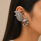 Meshva Peacock Oxidised Ethnic Navratri Earcuff