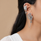 "Velora"Silver Look Alike Oxidized Earcuff