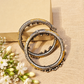 "Fivra"Silver Look Alike Dual Tone Kada