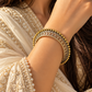 "Livia"Silver Look Alike Dual Tone Kada