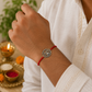 "Lord" Silver Look Alike Rakhi