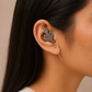 Moonveil Silver Look Alike Arrow Earcuffs