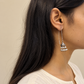 "Rhea"Silver Look Alike Oxidized Earring