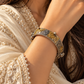 "Tivra"Silver Look Alike Dual Tone Kada