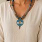 "Rangriti" Silver Look Alike Printed Choker