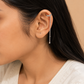 Contemporary Minimalist Chain Earcuffs
